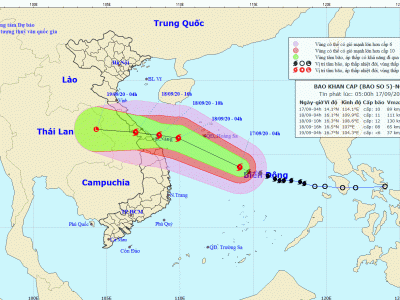 Dự báo thời tiết hôm nay 17.9.2020: Bão số 5 gió giật cấp 12 Dự báo thời tiết hôm nay 17.9.2020: Bão số 5 gió giật cấp 12